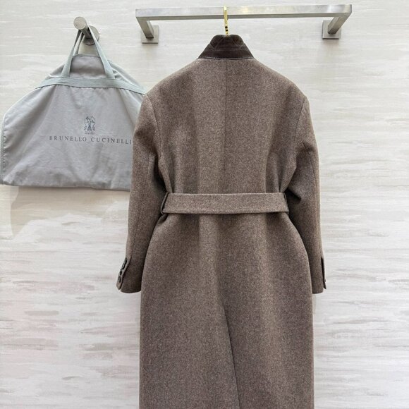 Brunello Cucinelli autumn and winter new wool blend coat - Picture 13 of 16